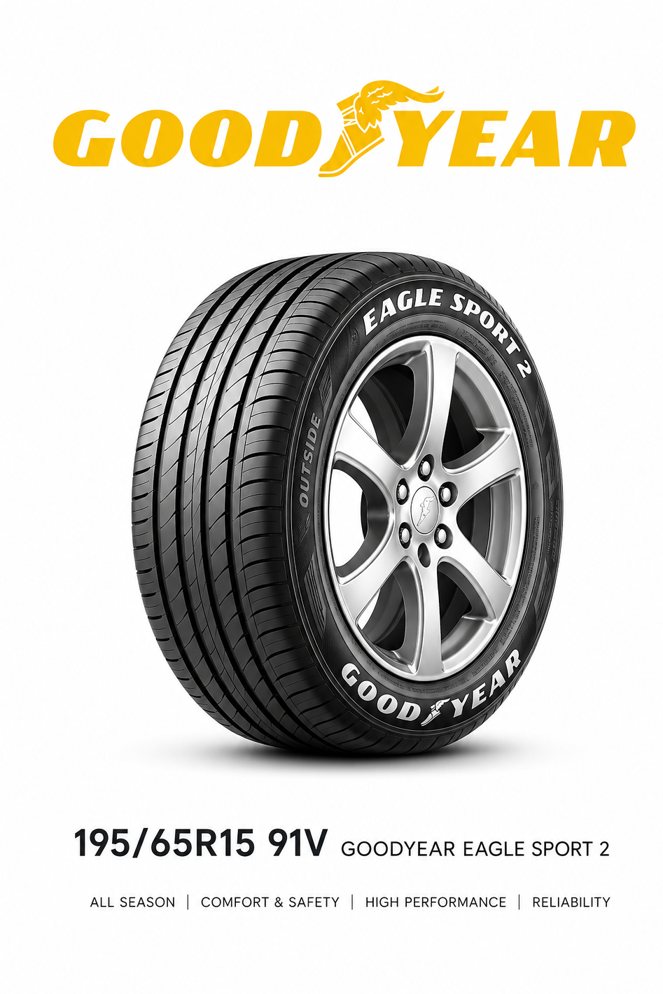 195/65R15 GOODYEAR EAGLE SPORT 2 91V