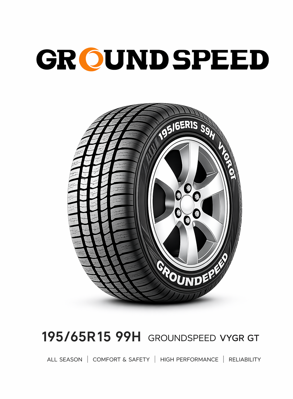 195/65R15 GROUNDSPEED VYGR GT 99H