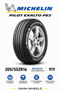 205/55ZR16 MICHELIN PILOT EXALTO PE2 91Y