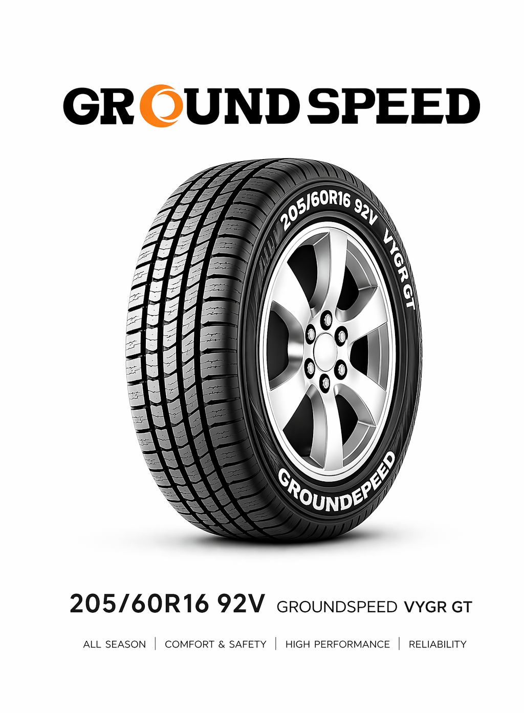 205/60R16 GROUNDSPEED VYGR GT 92V
