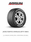 205/70R15 ARISUN ZP11 96H