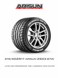 215/40ZR17 ARISUN ZS03 87W