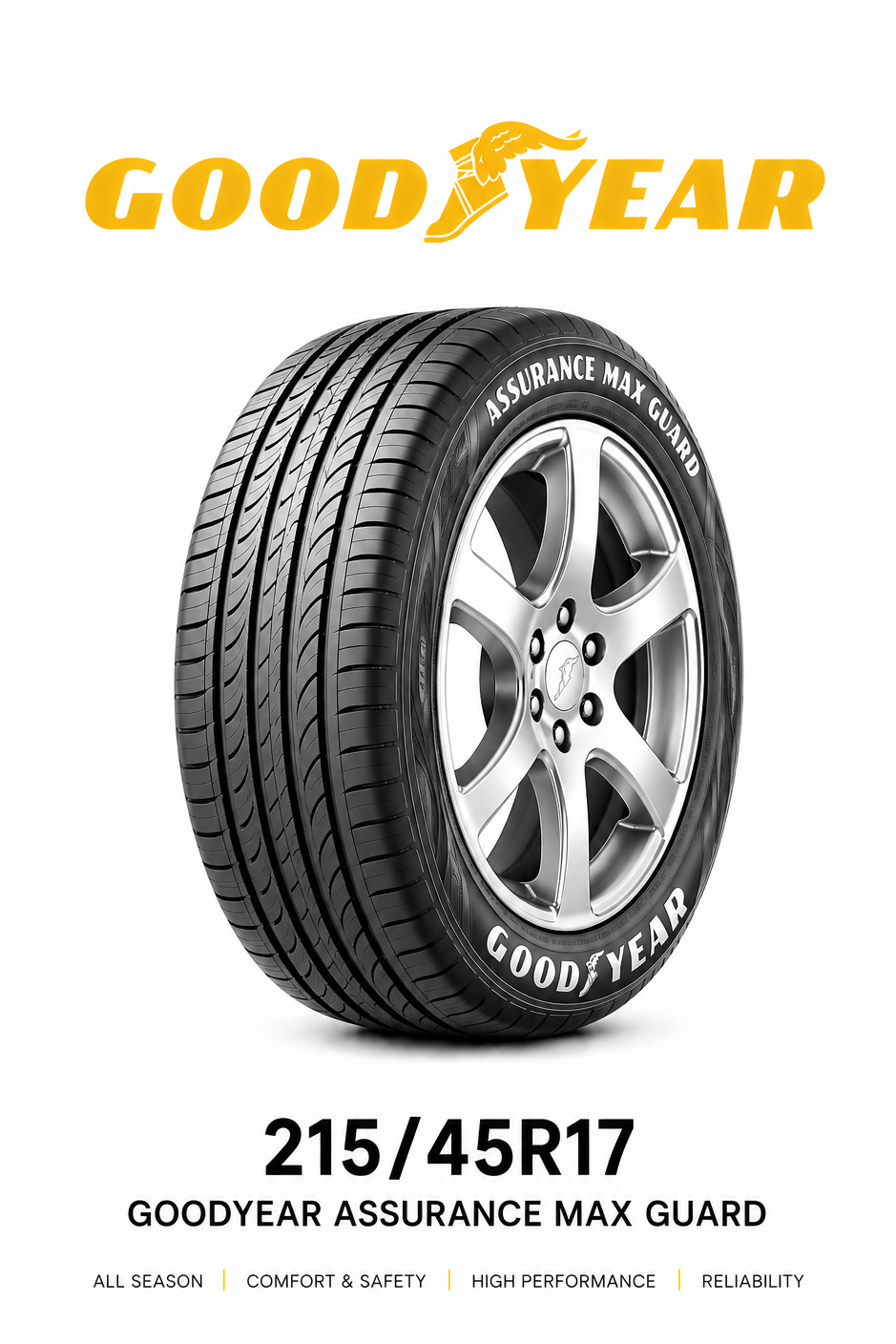 215/45R17 GOODYEAR ASSURANCE MAXGUARD