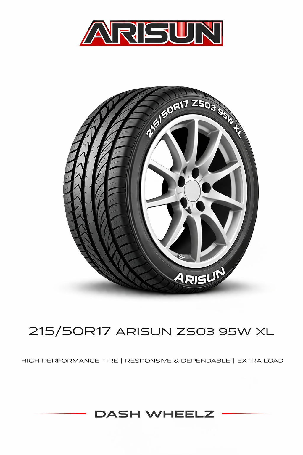 215/50R17 ARISUN ZS03 95W XL