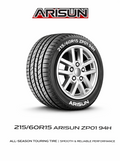 215/60R15 ARISUN ZP01 94H