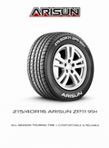 215/60R16 ARISUN ZP11 95H
