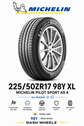 225/50ZR17 MICHELIN PILOT SPORT AS 4 98Y XL