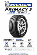 225/55R17 MICHELIN PRIMACY 3 ZP RFT 97Y