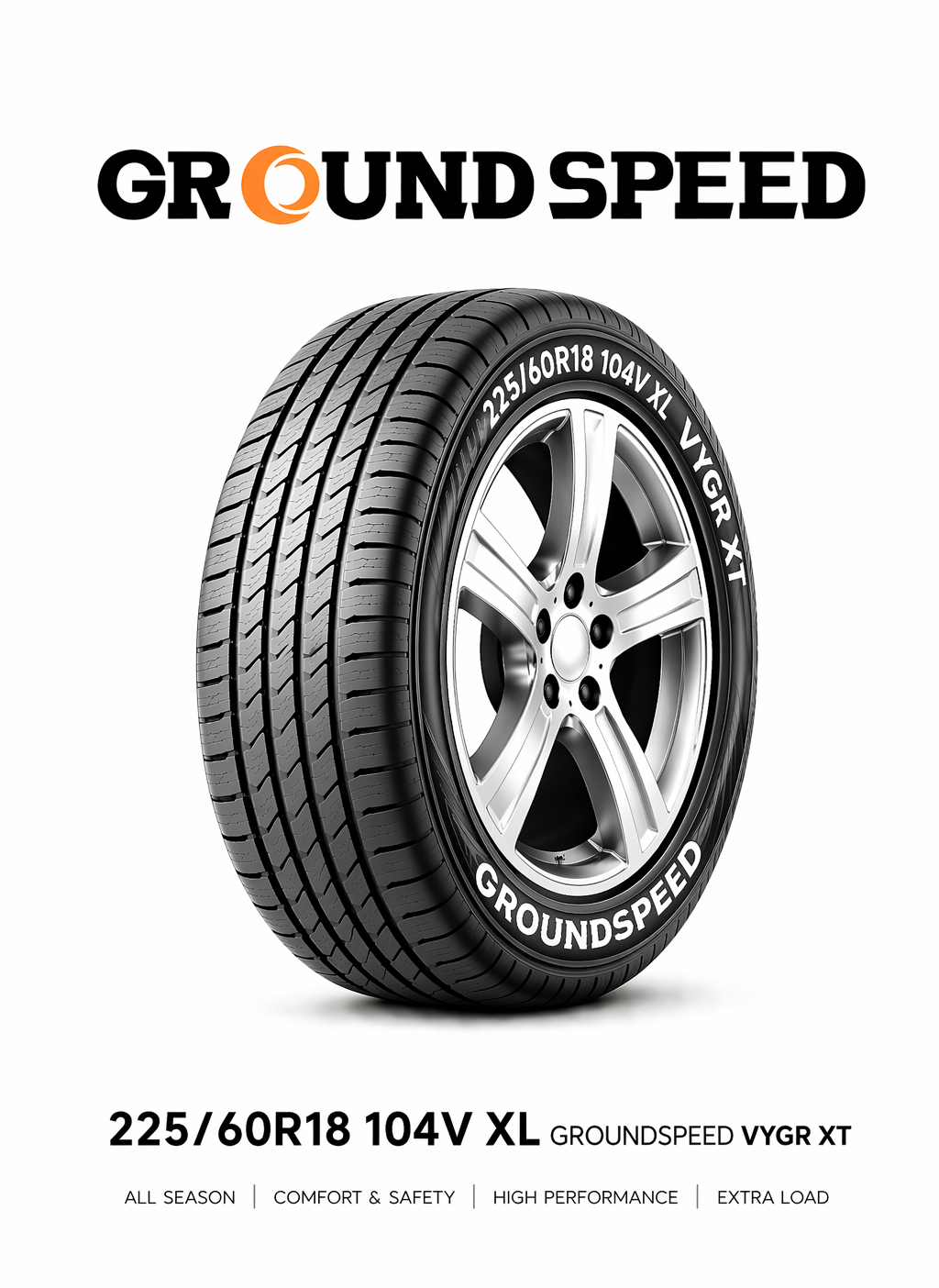 225/60R18 GROUNDSPEED VOYAGER XT 104V XL