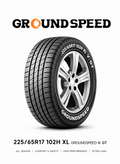 225/65R17 GROUNDSPEED VOYAGER GT XL 102H