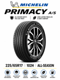 225/65R17 MICHELIN PRIMACY A/S 102H