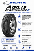 225/75R16C MICHELIN AGILIS CROSSCLIMATE 2 121/120R