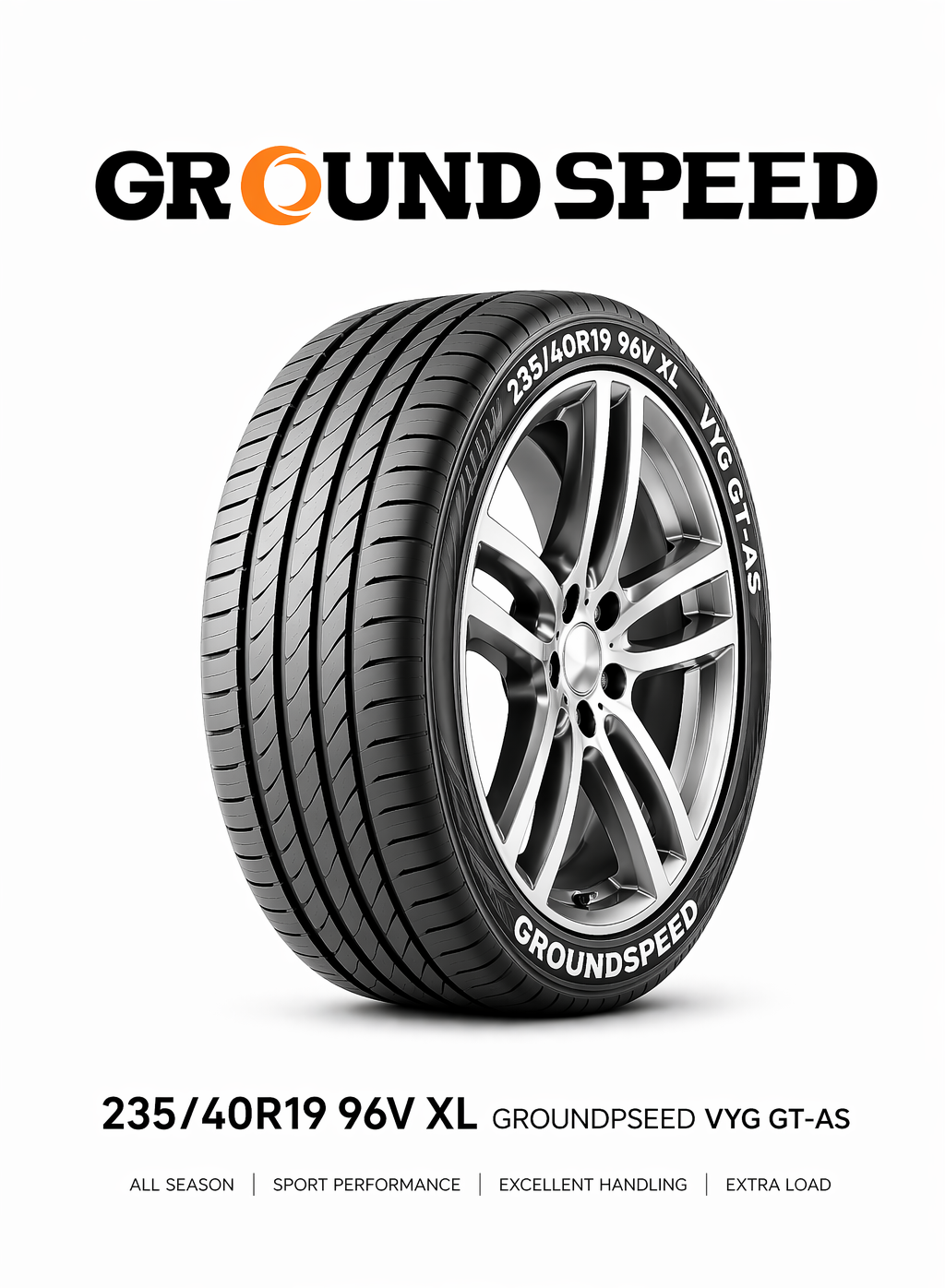 235/40R19 GROUNDSPEED VOYAGER GT-AS 96V XL