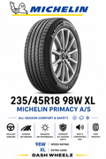 235/45R18 MICHELIN PRIMACY A/S 98W XL