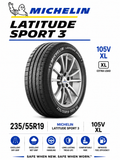 235/55R19 MICHELIN LATITUDE SPORT 3 105V XL