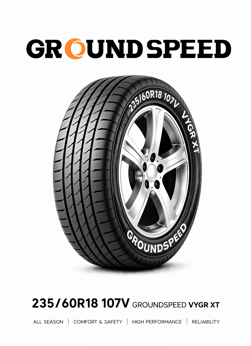 235/60R18 GROUNDSPEED VOYAGER XT 107V