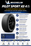 245/35ZR19 MICHELIN PILOT SPORT AS 4 ZP (89Y) RUN FLAT