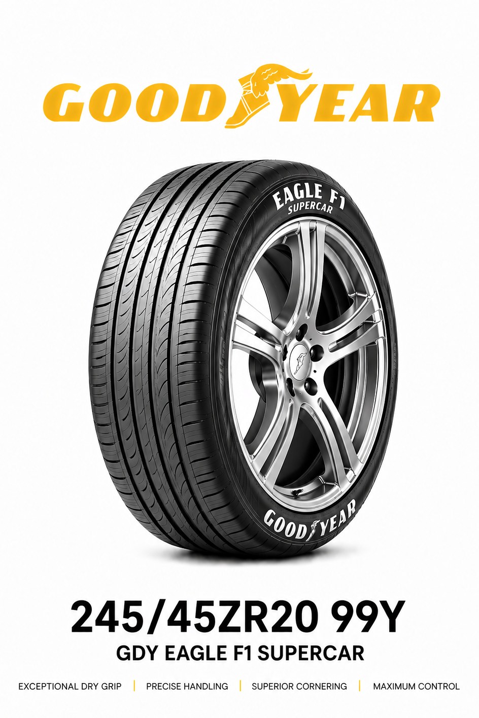 245/45ZR20 GOODYEAR EAGLE F1 SUPERCAR 99Y