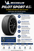255/35ZR19 MICHELIN PILOT SPORT 4 ZP RFT 96Y XL RUN FLAT