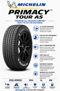255/45R20 105V XL BW Michelin Primacy Tour AS