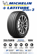 255/55R18 MICHELIN LATITUDE SPORT3 ZP RFT 109V XL