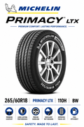 265/60R18 110H BW Michelin Primacy LTX
