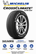 265/60R18 MICHELIN CROSSCLIMATE2 A/W CUV 110V