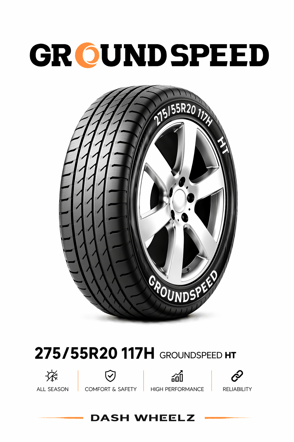 275/55R20 GROUNDSPEED VOYAGER SV 117V XL