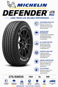 275/60R20 116H XL BW Michelin Defender LTX MS2