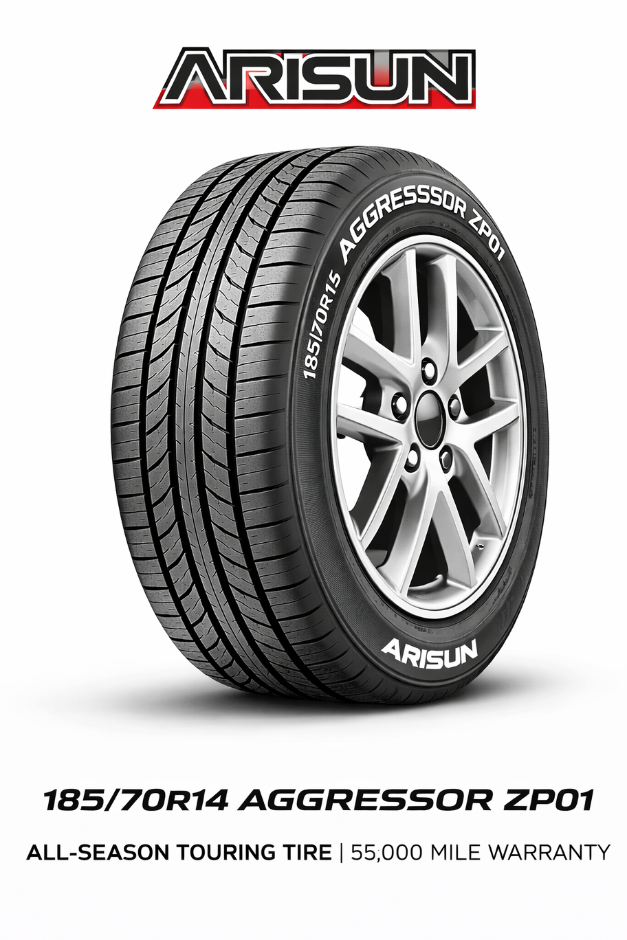 185/70R14 ARISUN  AGGRESSOR ZP01