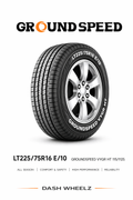 LT225/75R16 GROUNDSPEED VOYAGER HT E/10 115/112S