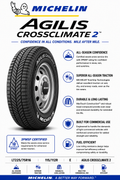 LT225/75R16 MICHELIN AGILIS CROSSCLIMATE 2 115/112R E