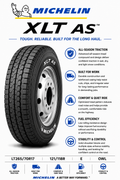 LT265/70R17 121/118R E OWL Michelin XLT AS