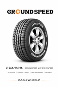LT265/75R16 GROUNDSPEED VOYAGER HT E/10 123/120S